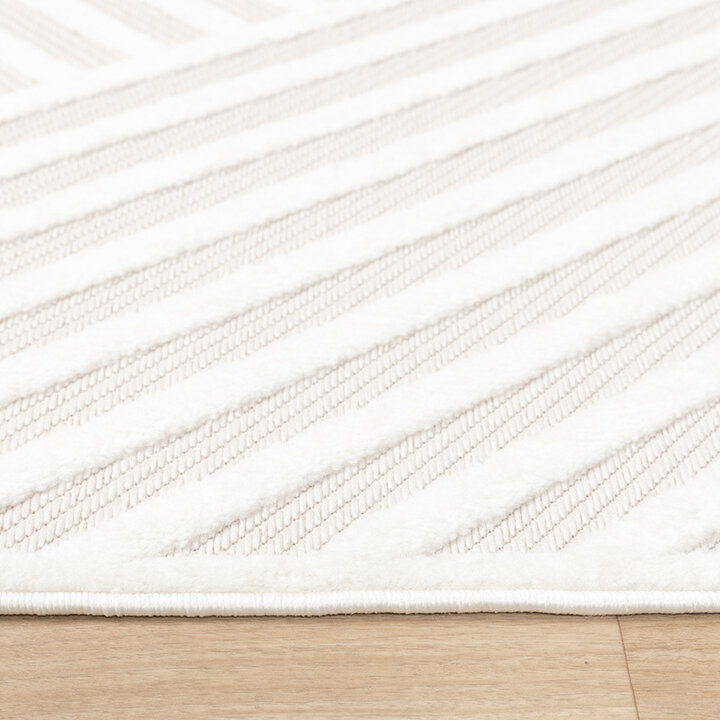 Tapis persan - Nori Lines Blanc - 5