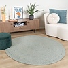 Tapis en laine rond - Wise Vert - thumbnail