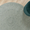 Tapis en laine rond - Wise Vert - thumbnail 4