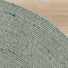 Tapis en laine rond - Wise Vert - thumbnail 6
