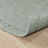 Tapis en laine rond - Wise Vert - thumbnail 7