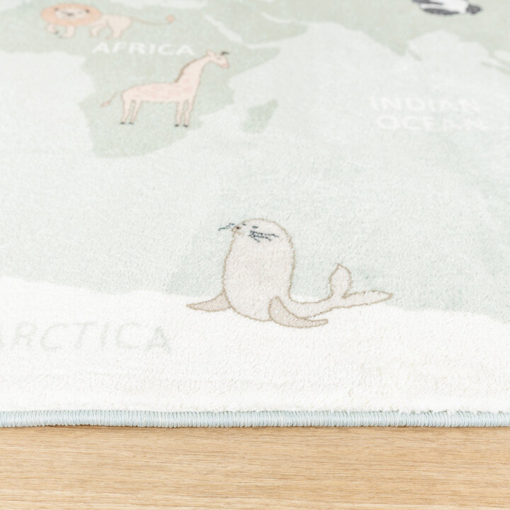 Tapis pour enfants - Globe Menthe - 5