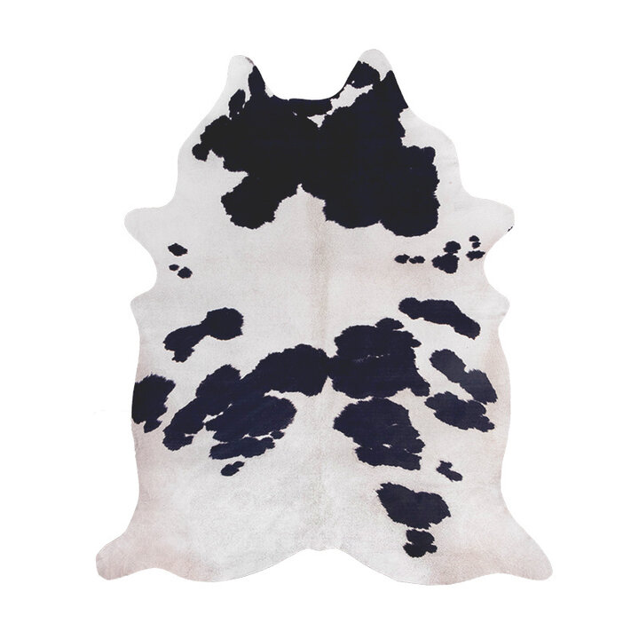 Tapis Peau de vache - Bovine Noir/Blanc - 1