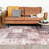 Tapis patchwork - Lago Rouge/Rose - thumbnail 3