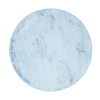 Tapis rond à poils longs - Comfy Supreme Bleu Clair - thumbnail 1