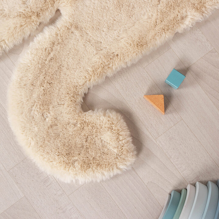Tapis pour enfants - Huggy Olifant Crème - 2