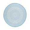Tapis d'extérieur rond - Summer Azteca Bleu Clair - thumbnail 1