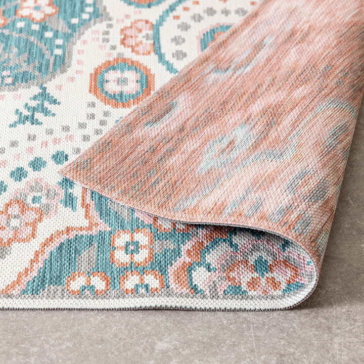 Tapis de balcon - Vedra Medaillon Bleu - 6