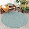 Tapis d'extérieur rond - Costa Turquoise - thumbnail
