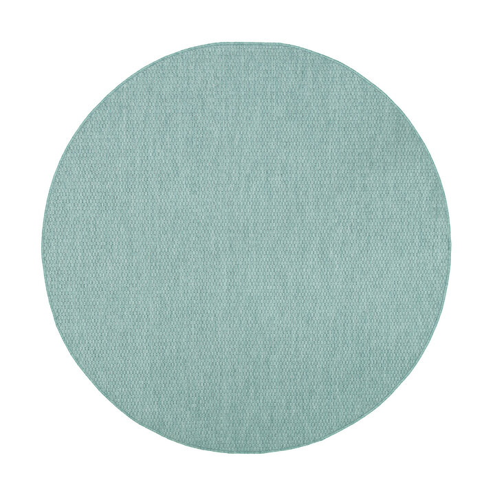 Tapis d'extérieur rond - Costa Turquoise - 1
