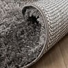 Tapis shaggy rond - Blaze Gris - thumbnail 7