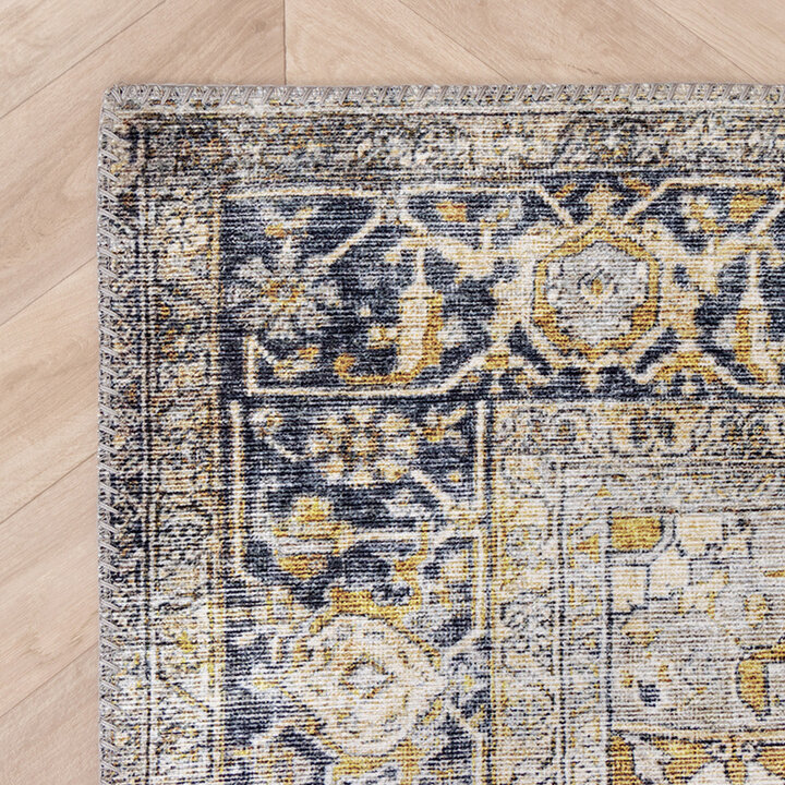 Tapis vintage - Lugan Jaune - 4