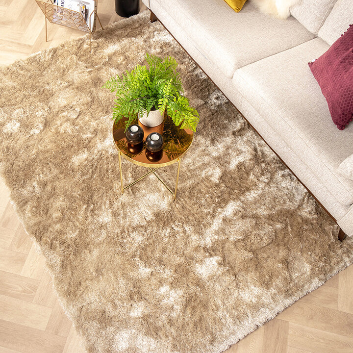 Tapis à poils longs - Glorious Champagne/Crème - 3