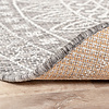 Tapis d'extérieur rond - Summer Azteca Gris Clair - thumbnail 6