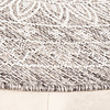 Tapis d'extérieur rond - Summer Azteca Gris Clair - thumbnail 8