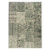 Tapis vintage - Wonder Patchwork Vert/Noir - thumbnail 1