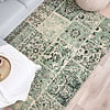 Tapis vintage - Wonder Patchwork Vert/Noir - thumbnail 4
