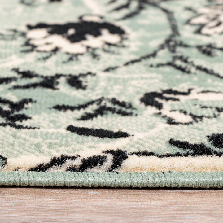 Tapis vintage - Wonder Patchwork Vert/Noir - 7