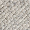 Tapis en laine rond - Feline Gris/Mélangé - thumbnail 4