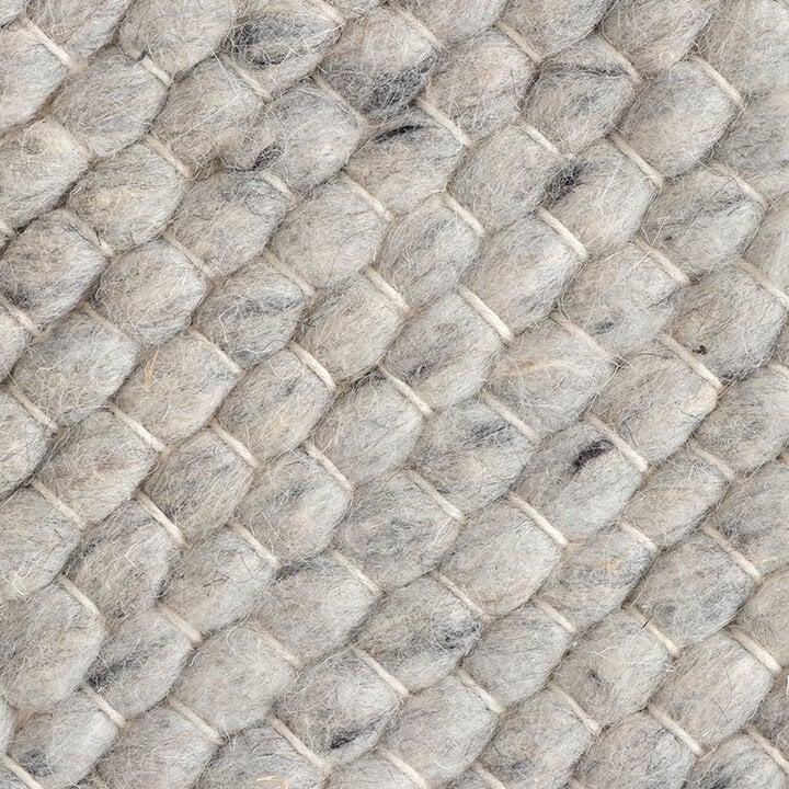 Tapis en laine rond - Feline Gris/Mélangé - 4