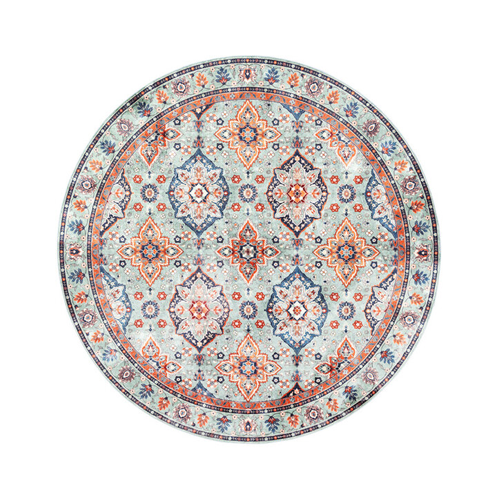 Tapis vintage rond - Imagine Oriental Vert - 1