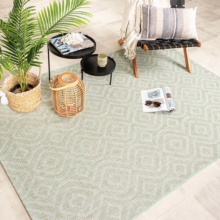 Tapis d'extérieur - Summer Retro Menthe