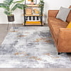 Tapis moderne - Strong Gris/Jaune - thumbnail