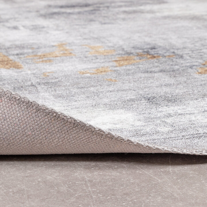 Tapis moderne - Strong Gris/Jaune - 5