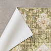 Tapis ovale à poils longs - Santo Mandala Vert - thumbnail 7