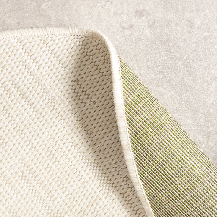 Tapis d'extérieur rond - Malta Melange Crème - 8