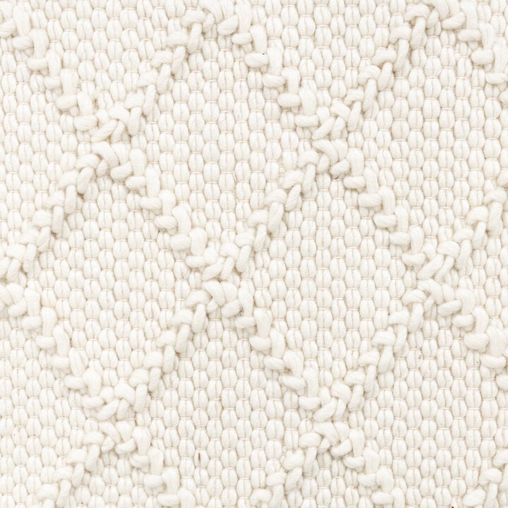 Tapis tissé en laine - Knit Crème - 3