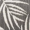Tapis d'extérieur rond - Malta Leaves Noir - thumbnail 4