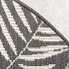 Tapis d'extérieur rond - Malta Leaves Noir - thumbnail 5