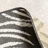 Tapis d'extérieur rond - Malta Leaves Noir - thumbnail 8