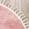 Tapis rond à poils longs - Lofty Fringe Rose - thumbnail 4