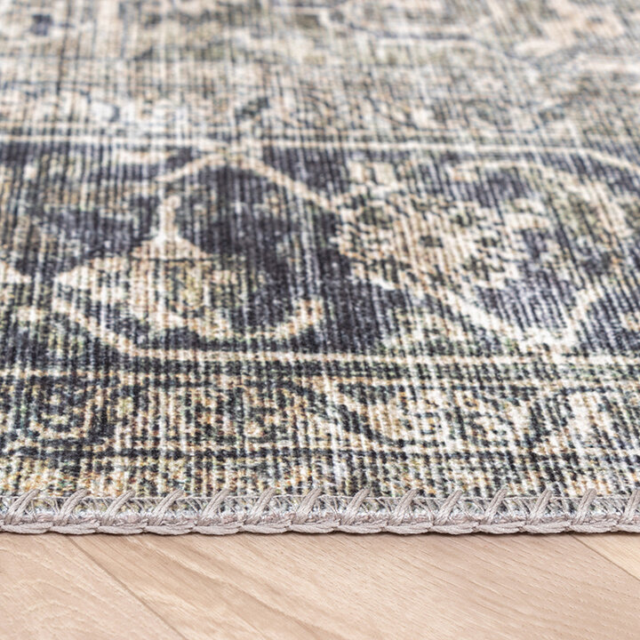 Tapis vintage - Lugan Vert/Gris - 3