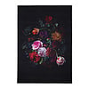 Tapis rond à fleurs - Florine Noir/Rose - thumbnail 1