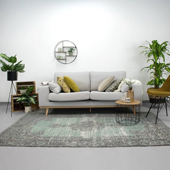 Tapis vintage - Dreams Vert/Gris - 5