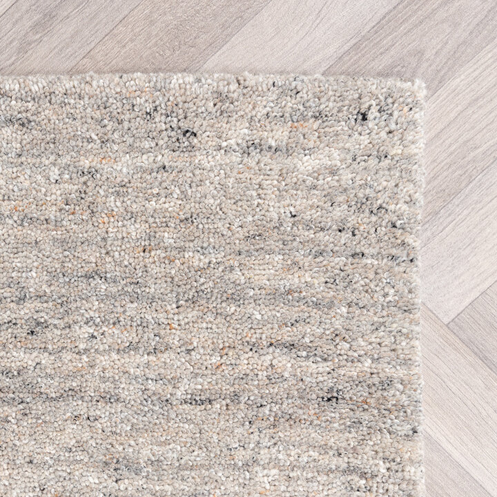 Tapis rond berbère - Aicha Gris - 5