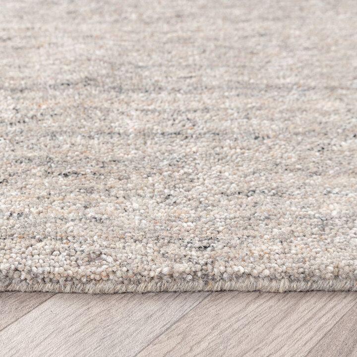 Tapis rond berbère - Aicha Gris - 6