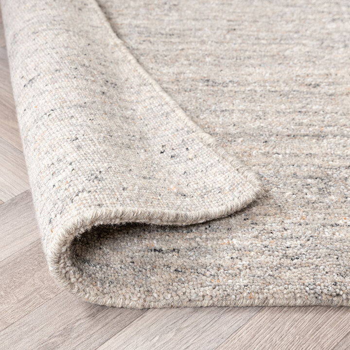 Tapis rond berbère - Aicha Gris - 7