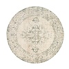 Tapis vintage rond - Spring Ethnic Crème/Vert - thumbnail 1