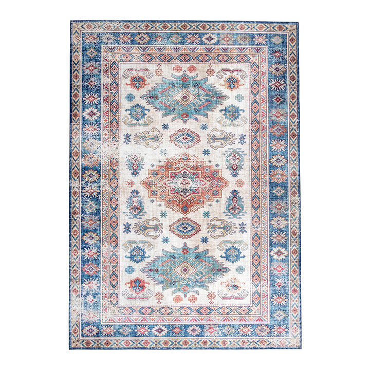 Tapis vintage - Azara Yasmin Bleu Clair - 1