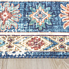 Tapis vintage - Azara Yasmin Bleu Clair - thumbnail 4