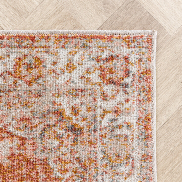Tapis de jeu berbère - Spring Medaillon Terra/Crème - 4