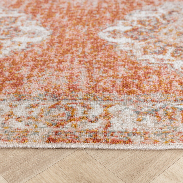 Tapis de jeu berbère - Spring Medaillon Terra/Crème - 5