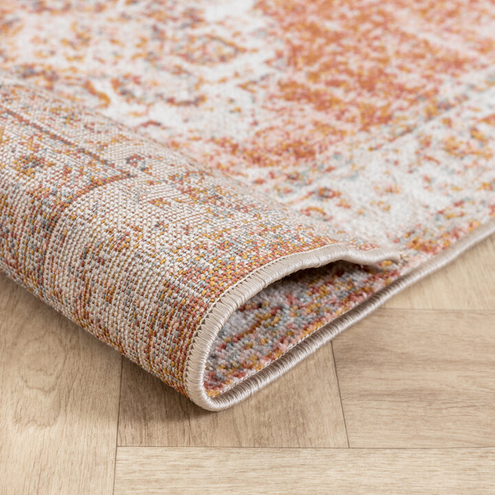Tapis de jeu berbère - Spring Medaillon Terra/Crème - 6