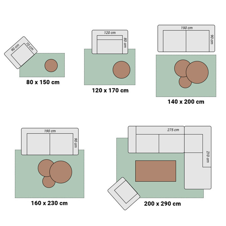 Tapis à poils longs - Lofty Taupe - 8