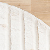 Tapis rond à poils longs - Carvy Curves Crème - thumbnail 6