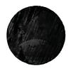 Tapis rond à poils longs - Comfy Supreme Noir - thumbnail 1